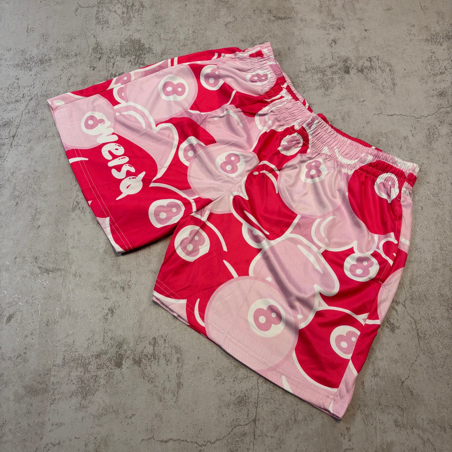 PINK 8 BALL SHORTS
