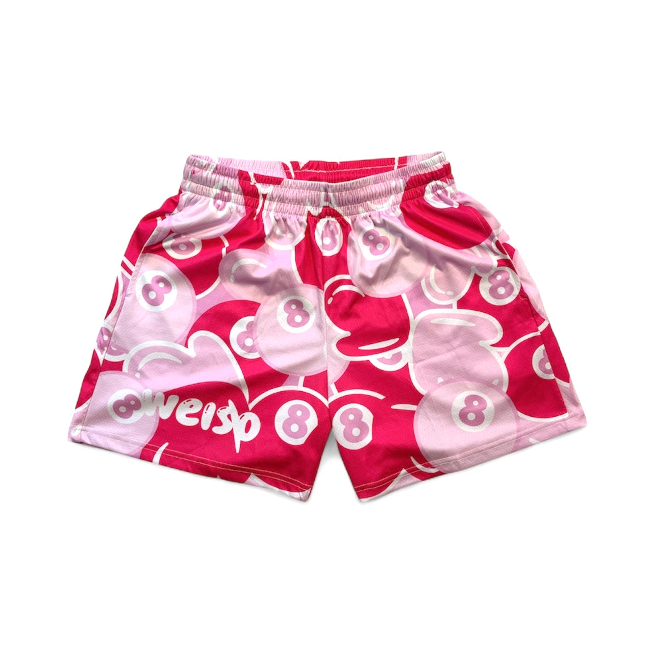 PINK 8 BALL SHORTS