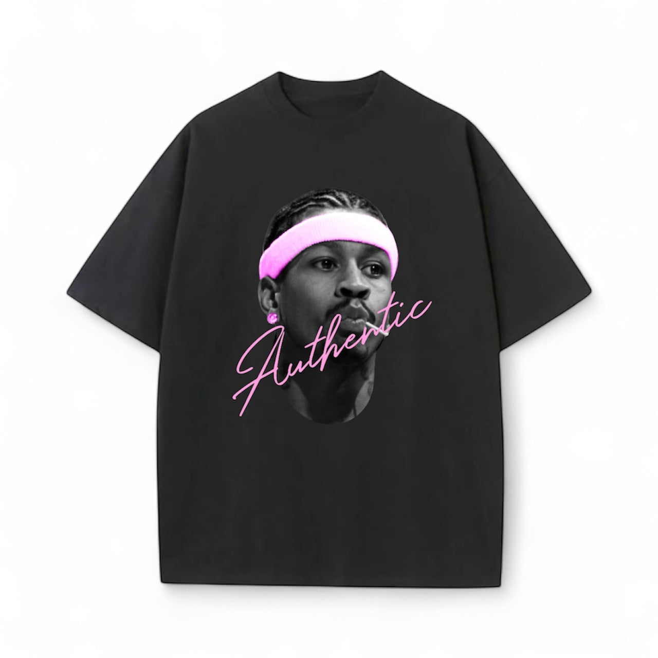 AI T-SHIRT (BLACK & PINK)