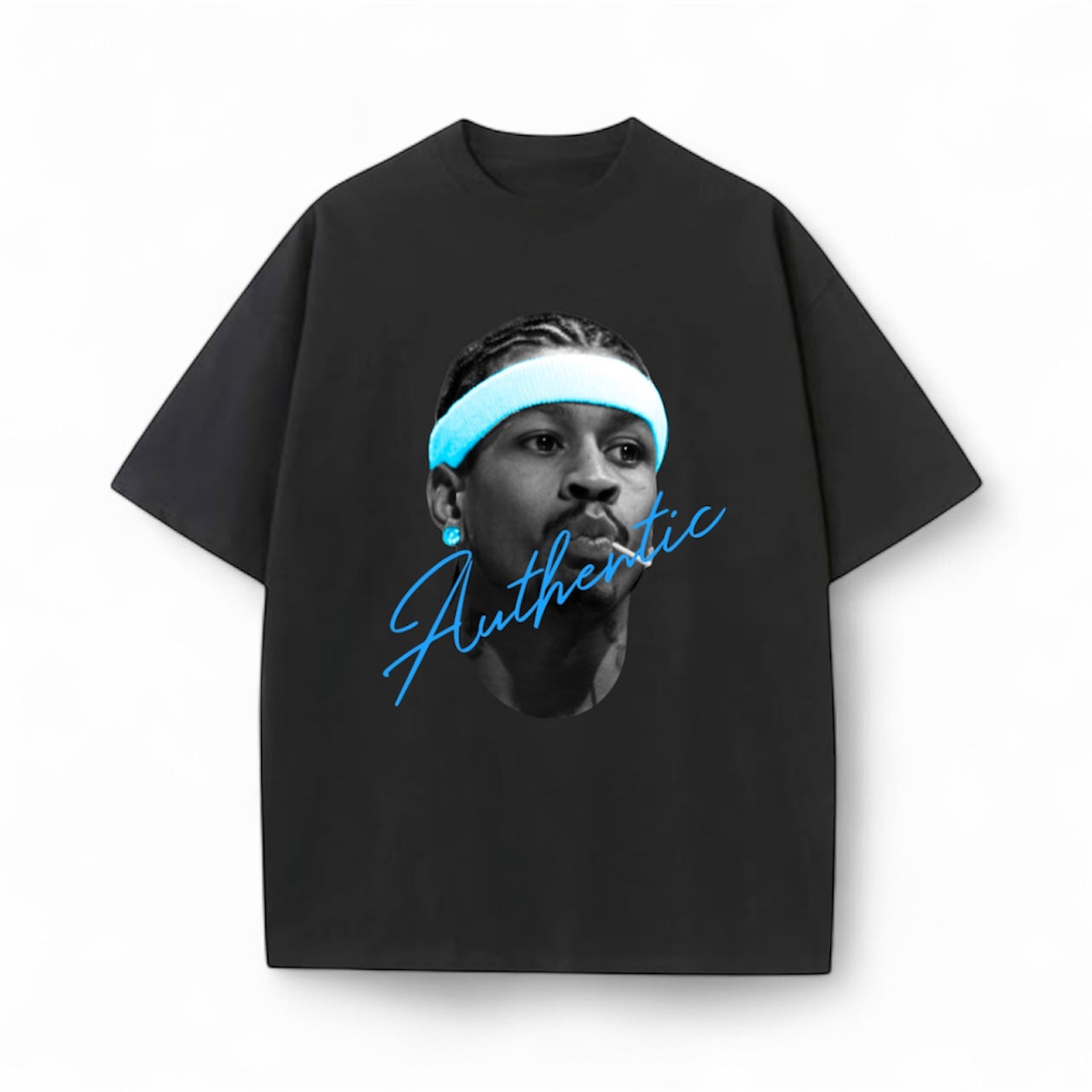 AI T-SHIRT (BLACK & BLUE)