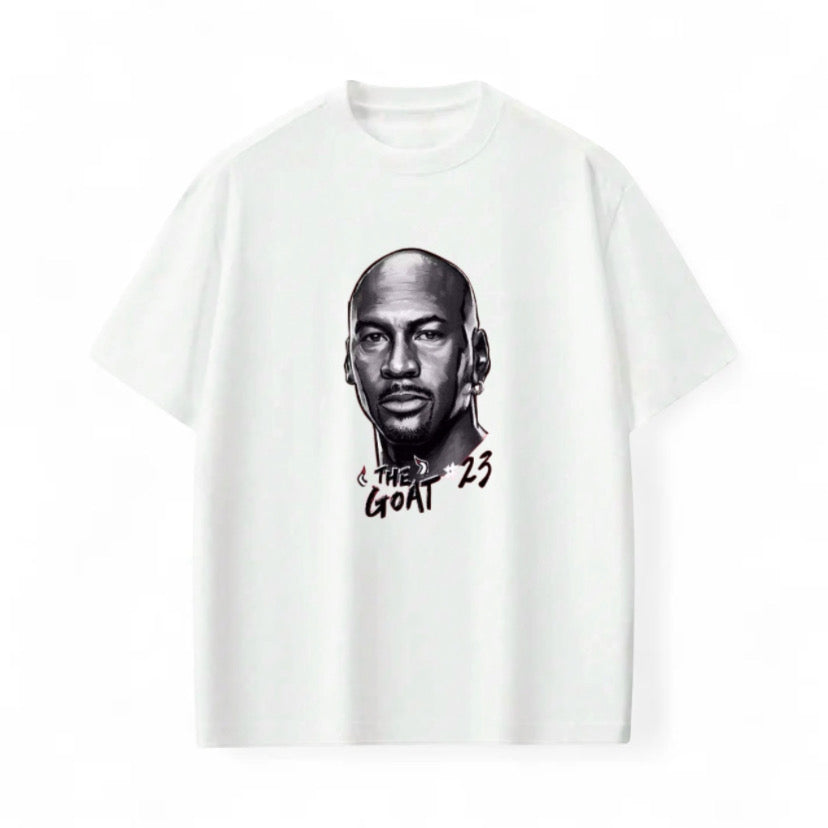 MJ GOAT T-SHIRT (WHITE)