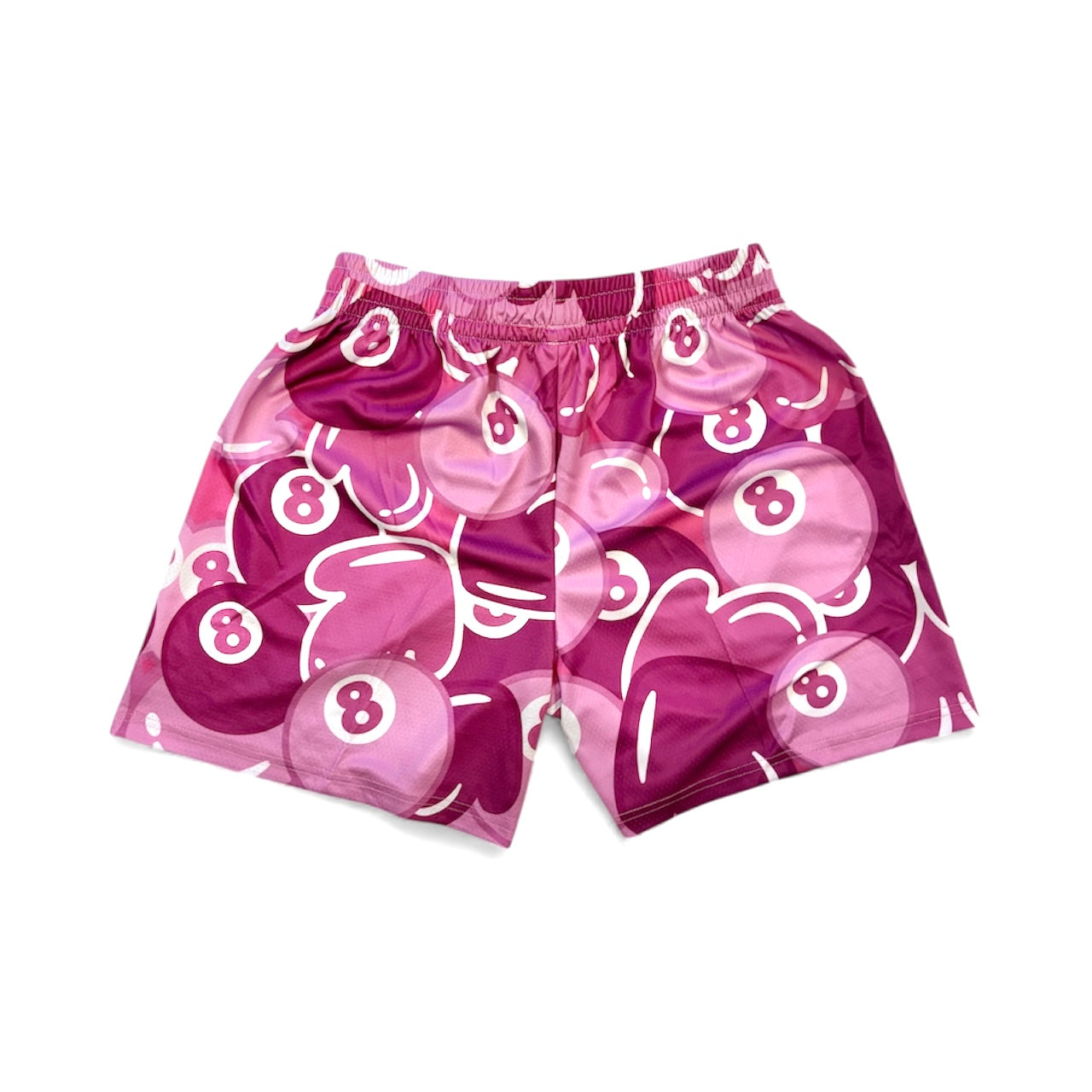 PURPLE 8 BALL SHORTS