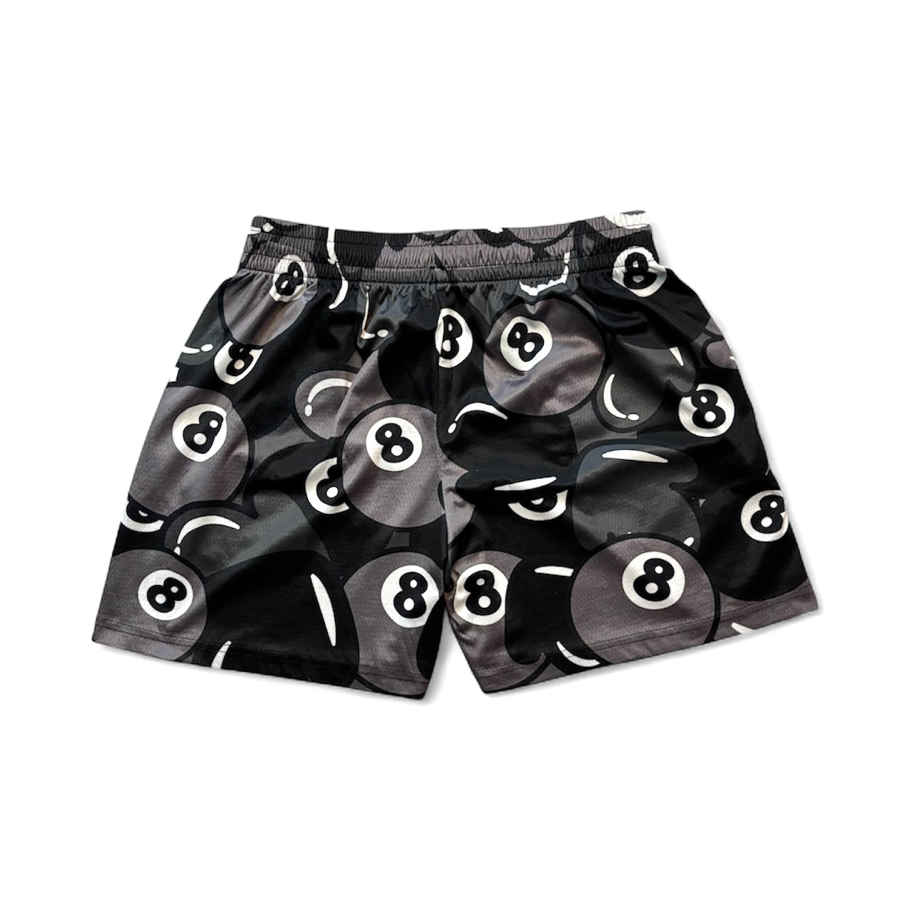 BLACK 8 BALL SHORTS