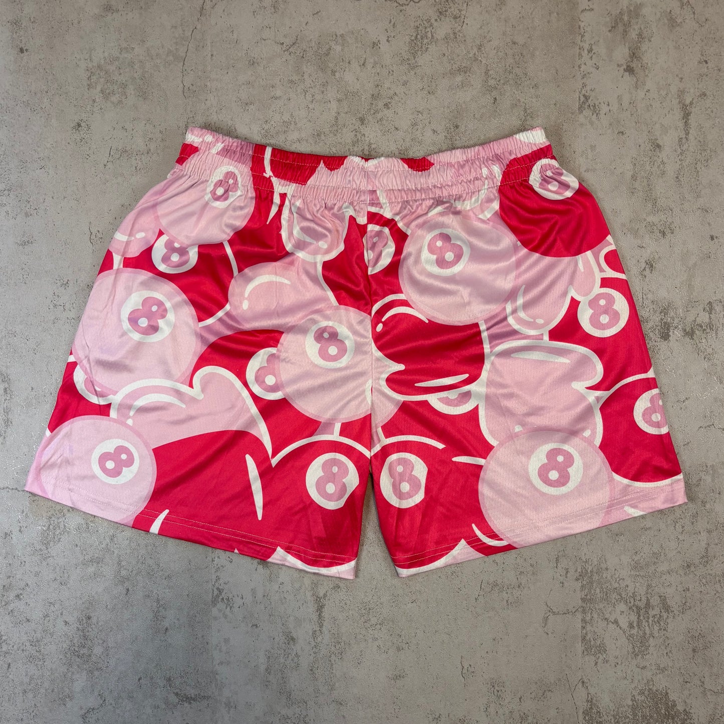 PINK 8 BALL SHORTS