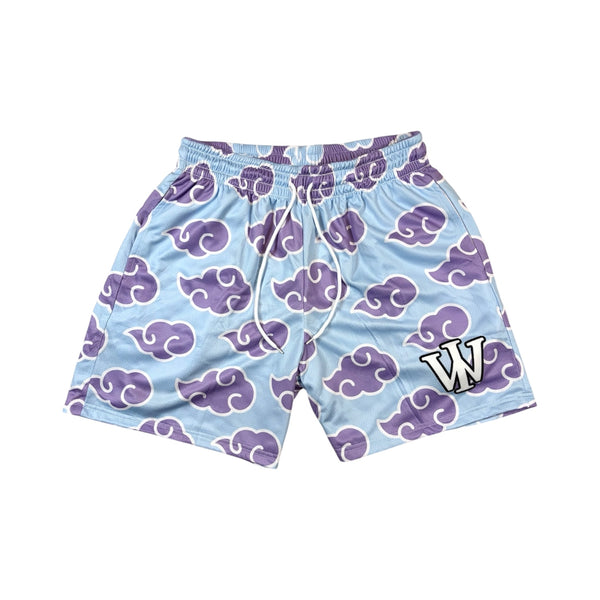 PURPLE & BLUE CLOUD SHORTS