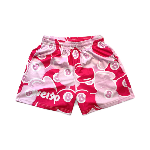 PINK 8 BALL SHORTS