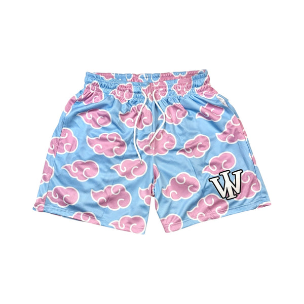 PINK & BLUE CLOUD SHORTS
