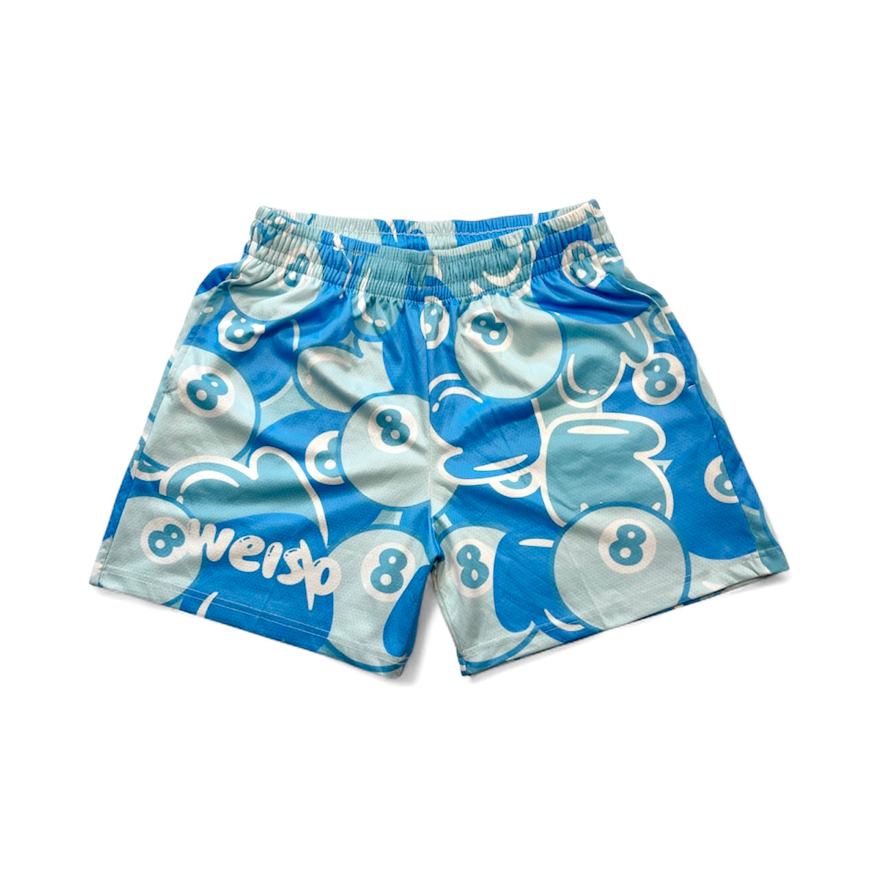 BLUE 8 BALL SHORTS