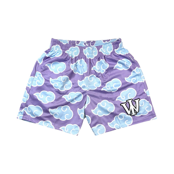 PURPLE & BLUE CLOUD SHORTS