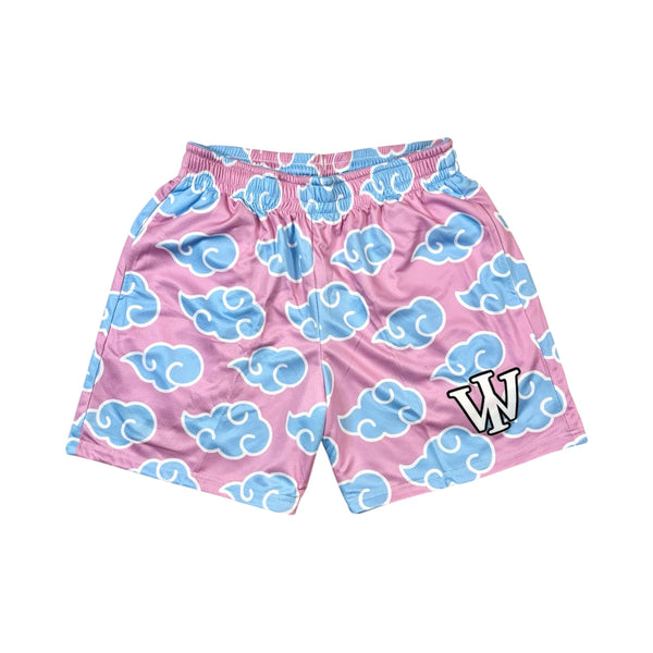 PINK & BLUE CLOUD SHORTS